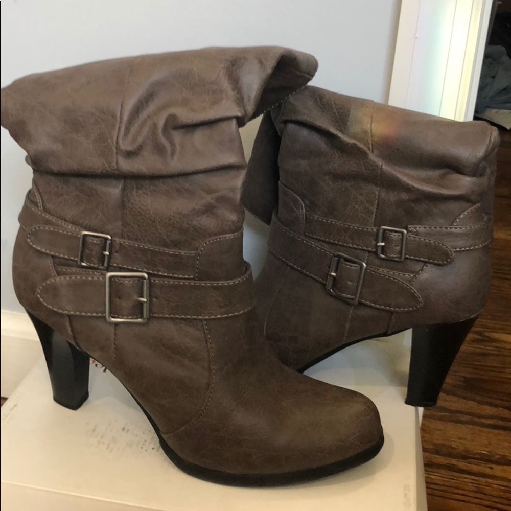 Style&co. Taupe boots. Worn once for 3 hours